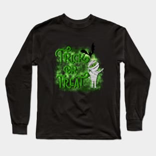 Trick or treat cute mummy Long Sleeve T-Shirt